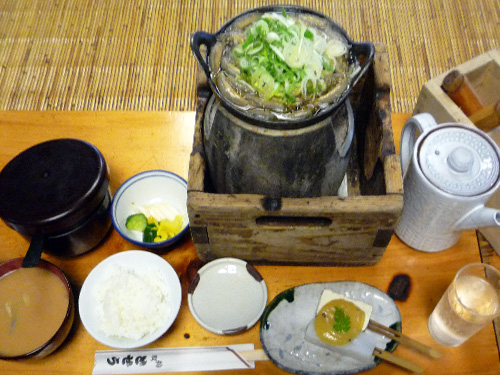 駒形どぜう なべ定食